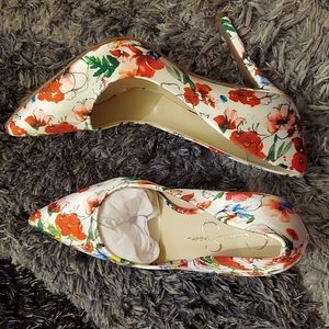 Jessica Simpson floral stilleto